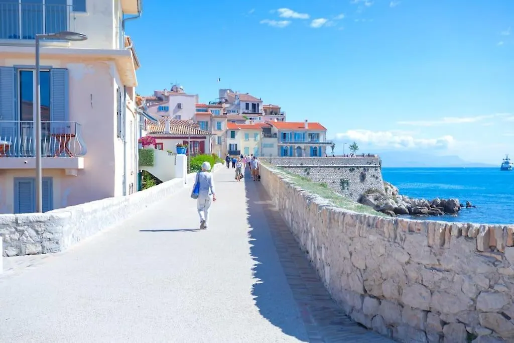 A9 - 1 Bdr Fantastic Sea View Remparts Old Antibes - Ac Apartment 0*,