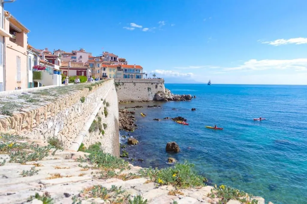A9 - 1 Bdr Fantastic Sea View Remparts Old Antibes - Ac Apartment